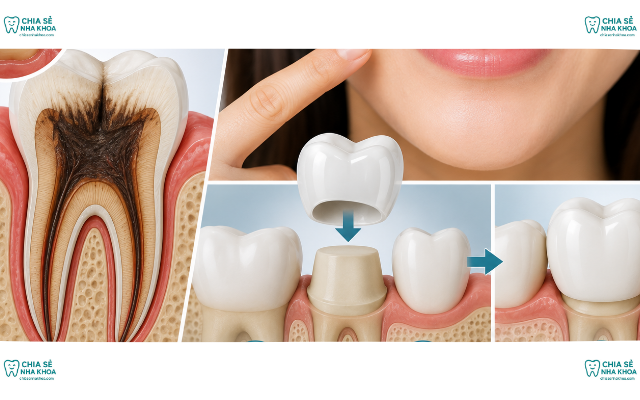 Răng Chết Tủy Có Nên Bọc Sứ Không? Tác Hại & Độ Bền (2026)
