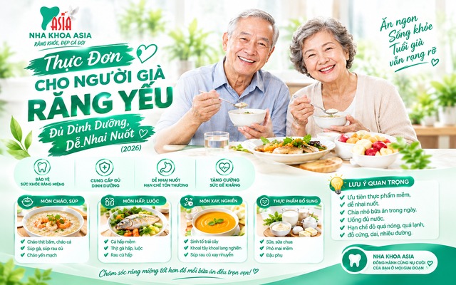 Thực Đơn Cho Người Già Răng Yếu: Đủ Dinh Dưỡng, Dễ Nhai Nuốt (2026)